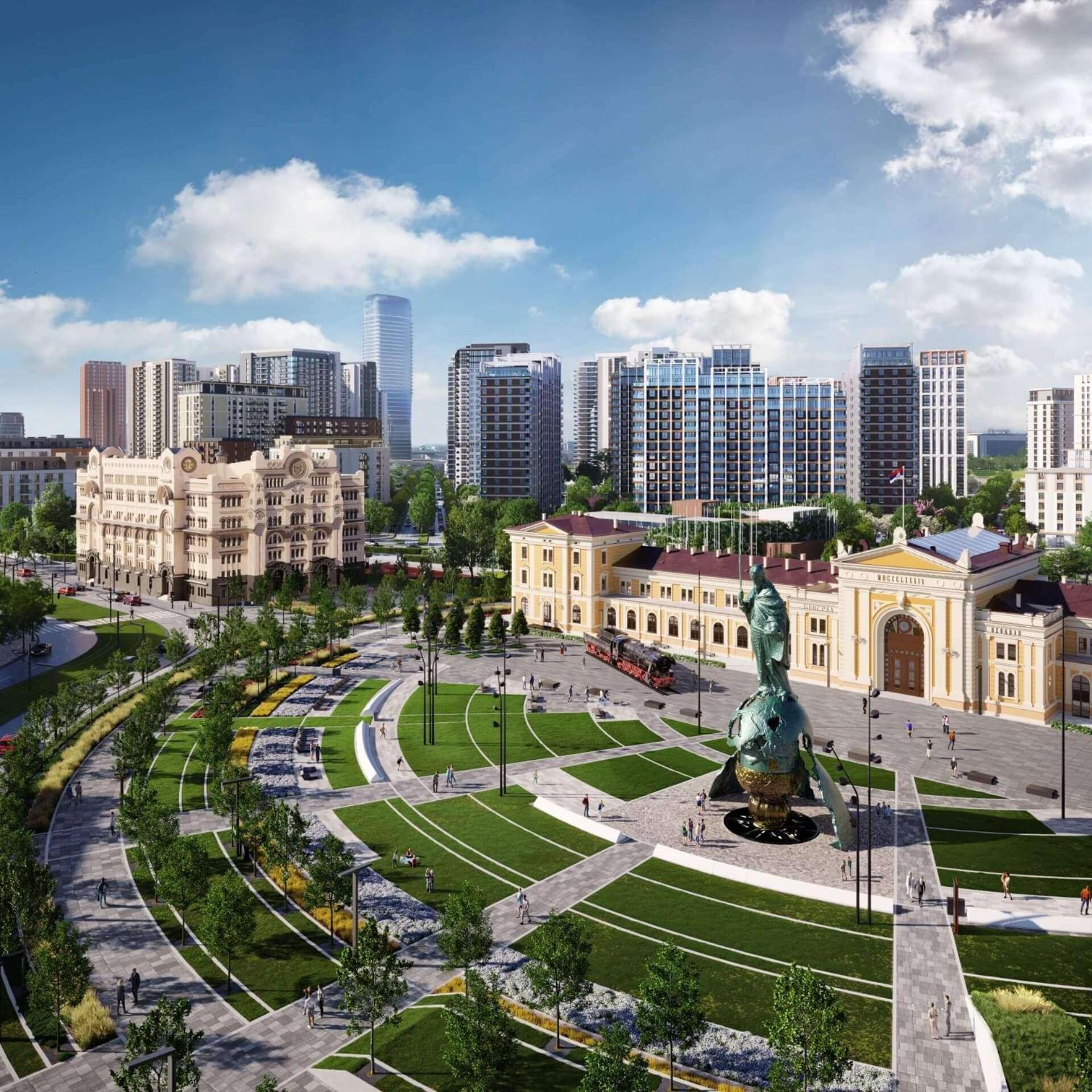 Central Square Apartments 贝尔格莱德 外观 照片